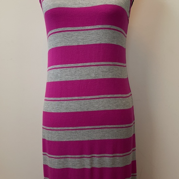 Calvin Klein Striped Sleeveless Maxi Dress - Picture 4 of 16